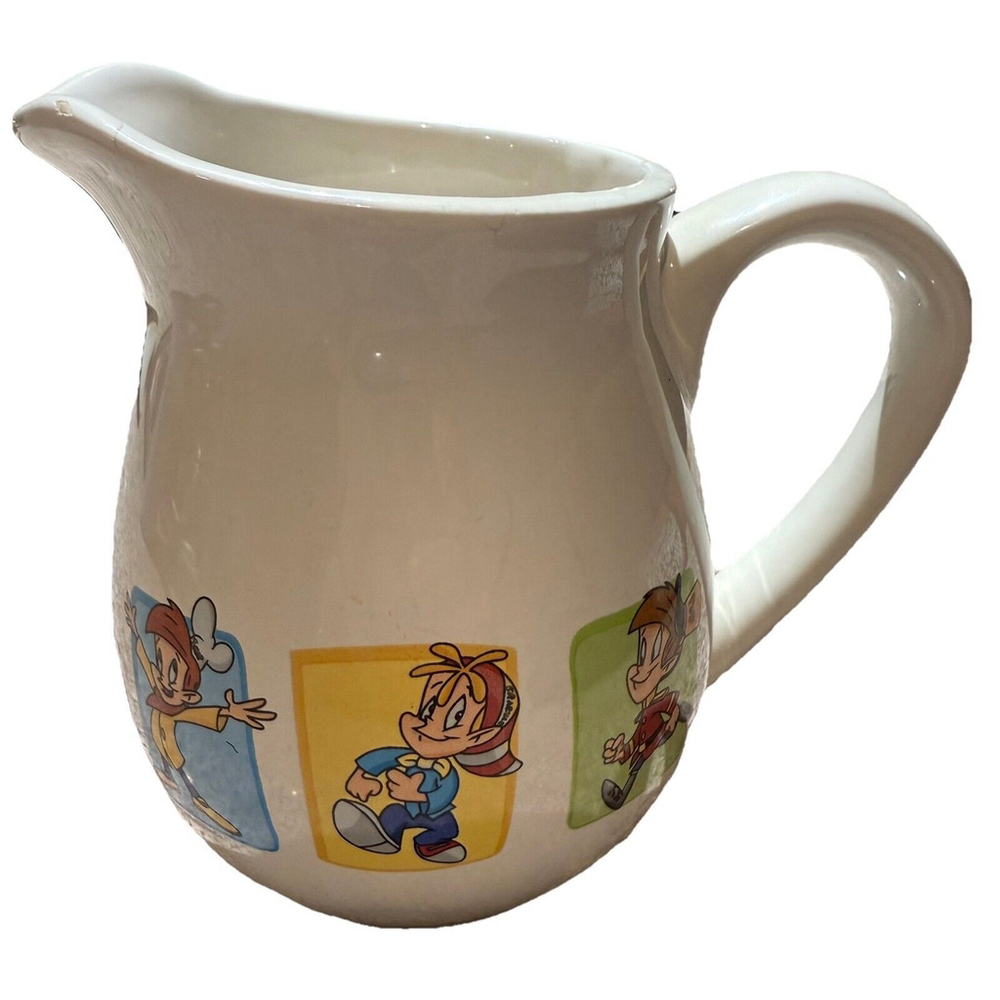Kellogg's Rice Krispies Cereal Ceramic Milk Creamer Pitcher Snap Crackle Pop